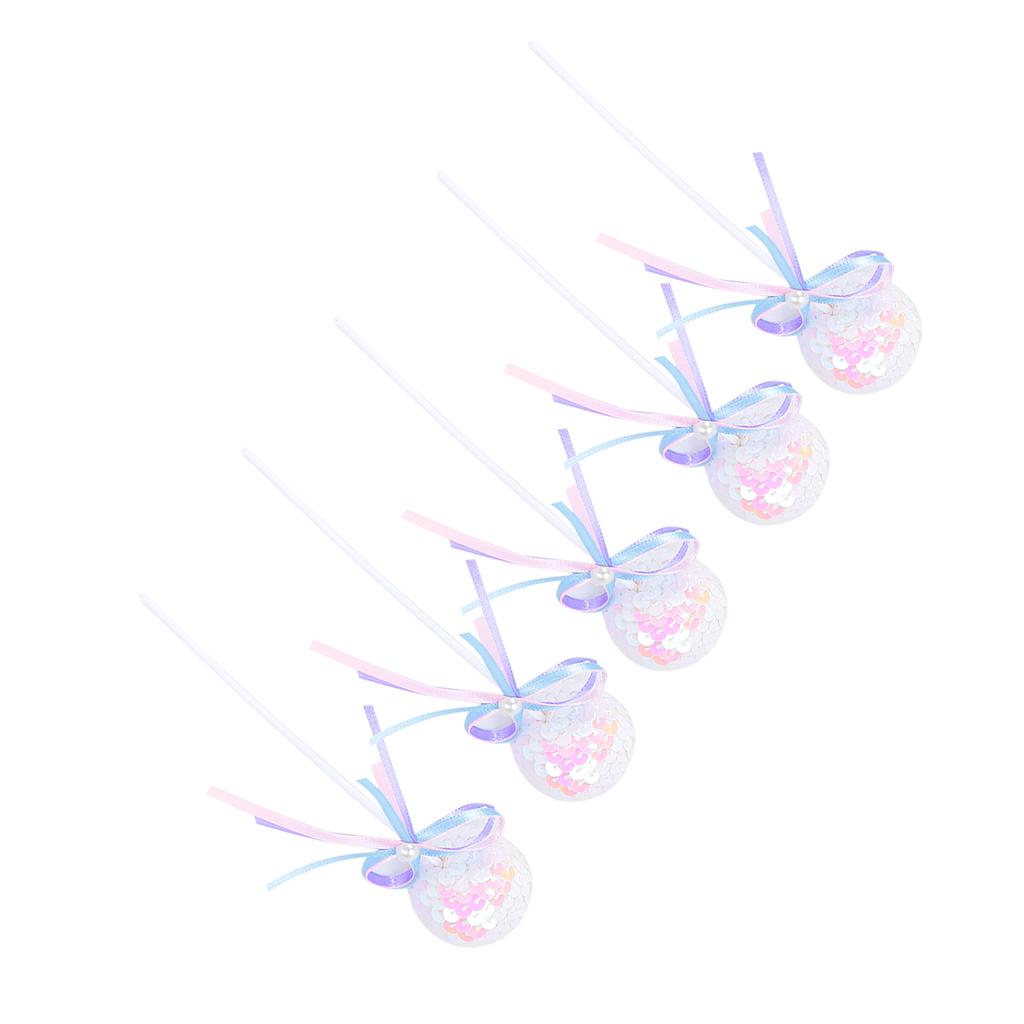 5 szt. Brokatowe Toppery na Babeczki, Urocza Dekoracja Tortu na Urodziny, Wesele, Dekoracja na Przyjęcie