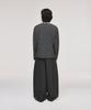 SIGNATURE Reverse Three-Tuck Baggy Slacks [Gray]