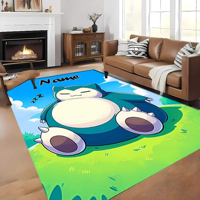 Custom Personalization Pokémon Area Rug - Perfect For Kitchen, Bathroom,Laundry Room Decor Large Size Available,Gift All Seasons