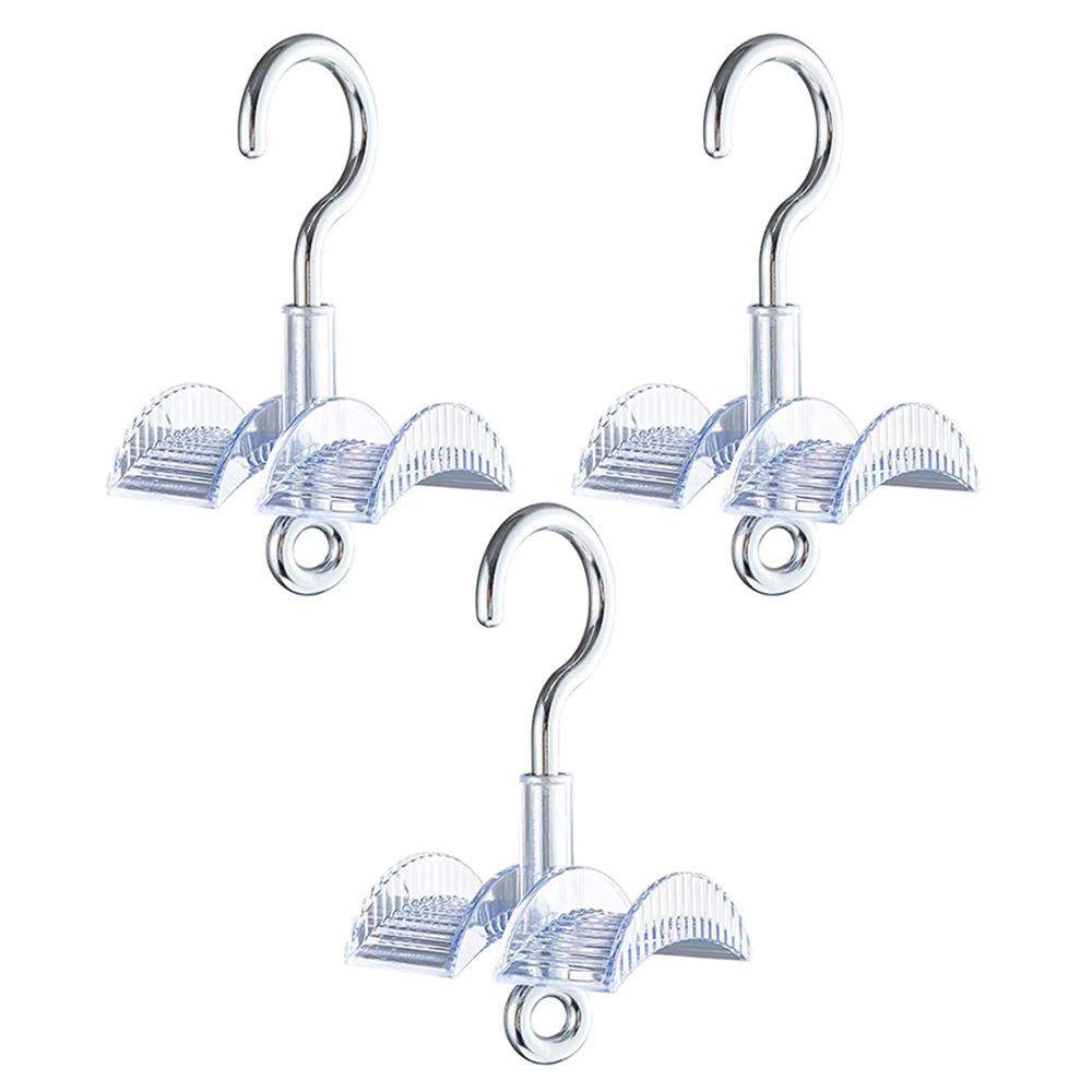 

3Pcs Easy Access Rotating Handbag Hanger 360 Degree Rotating Closet Handbag Holder Drying Towels чистый
