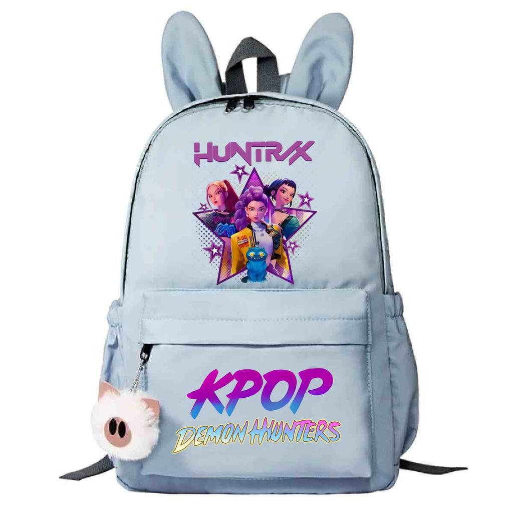 Large Capacity Schoolbag with Shoulder Strap; Student Three-piece Pencil Case Set