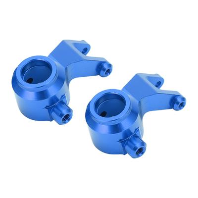 2pcs 1:10 Aluminum Alloy Steering Cup for Arrma Senton Typhon Granite Big Rock Metal PartsBlue
