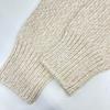 Ebure Beige Cashmere Blend Color Mix Log Gauge Knit Pullover Tops Not Written beigeUsed
