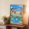 DIY Diamond Painting Mickey, Minnie, Donald Duck, Daisy, Goofy Cross Stitch Kit Mosaic Art Diamond Painting Full Circle Diamond Home Decoration