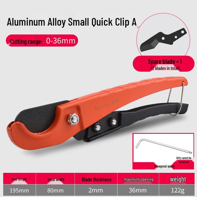 Professional PVC Pipe Cutter Scissors - Quick Cut Tool for PPR & Water Pipes