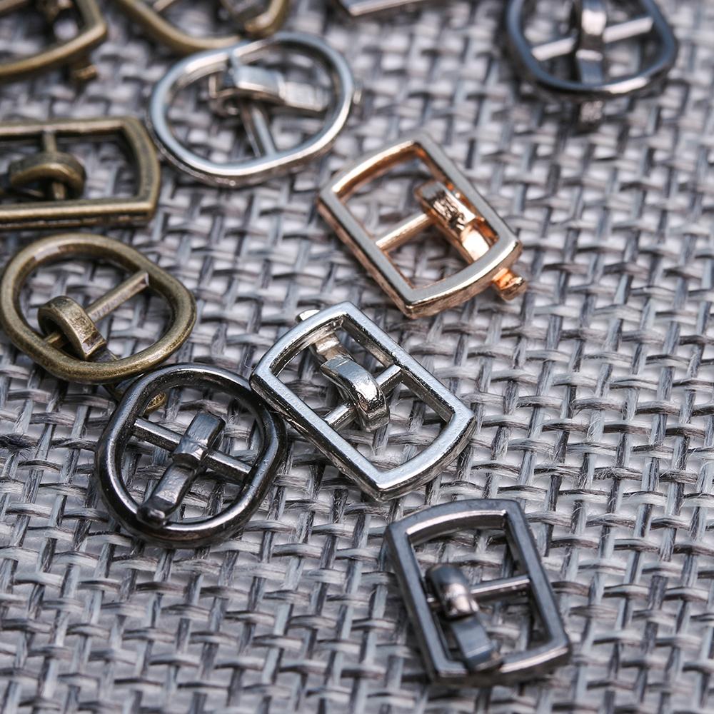 Mini Ultra-small 4 colors Doll Bags Accessories Belt Buttons Tri-glide Buckle Diy Dolls Buckles