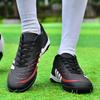 Original Teenager Red Football Shoes Men Outdoor Grass Training Soccer Shoes for Men Comfortable Non-slip Futsal Sneakers Man