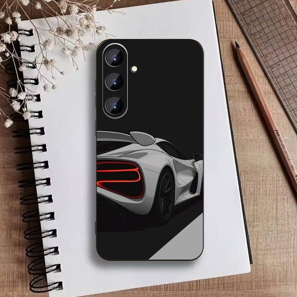 Car Cool sport Phone Case For Samsung Galaxy A73,A21s,A22,A31,A52,A53,A71,A41Soft Black Shell