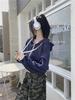 Korean College Style Loose Long Sleeve Cardigan Hoodie Women's Jacket - Autumn/Winter 2023