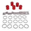 Transmission Accumulator Piston and Plate Repair Set with Seal Ring Replacement for 45RFE 545RFE 65 66 68RFE Automatic