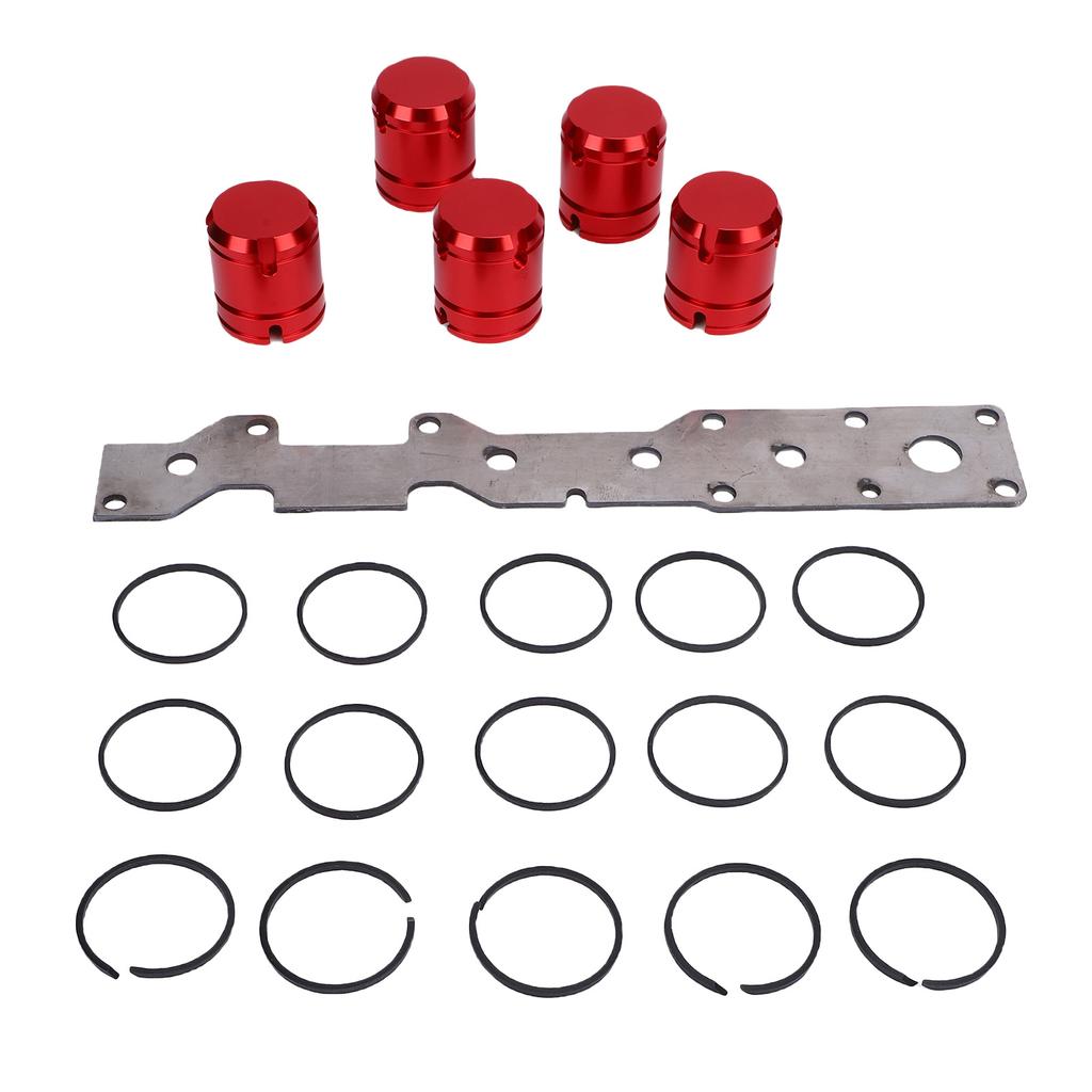 Transmission Accumulator Piston and Plate Repair Set with Seal Ring Replacement for 45RFE 545RFE 65 66 68RFE Automatic