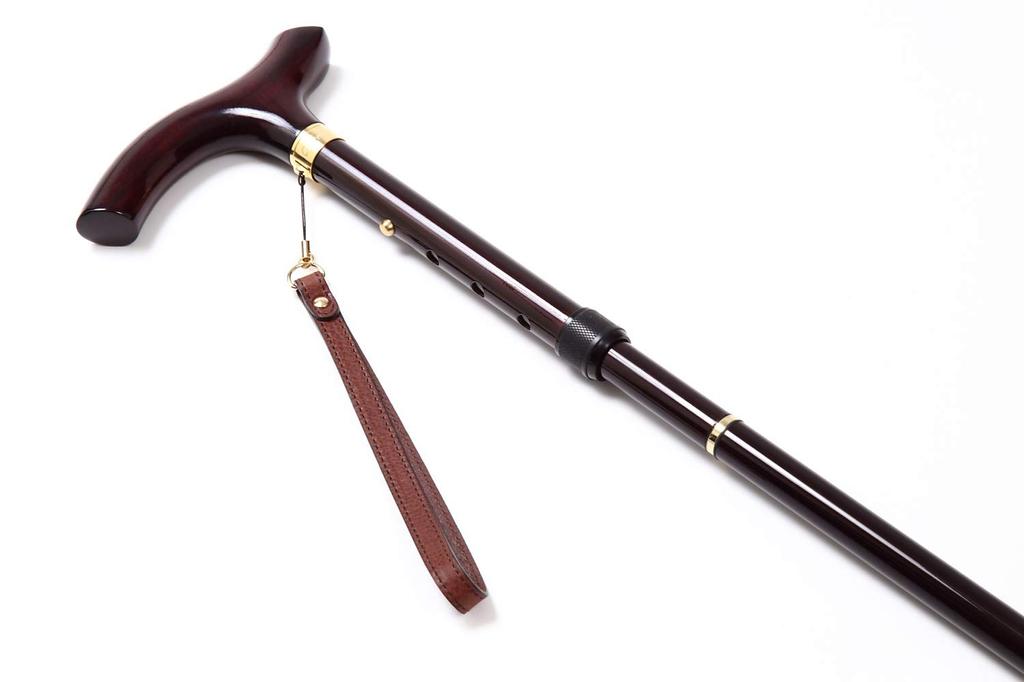 Cherry Mountain Tsuchiya Sangyo Carbon Aluminum 4 Folding 4 Length L Size Suitable for People with a Height of Comes with a Plastic Holder for