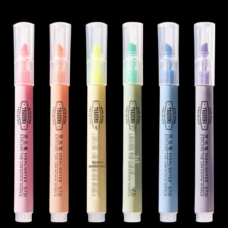 Deli Classic 6-Color Highlighter Pen Set
