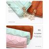 Waterproof Leather Pencil Case Zippered Pencil Pouches Large Compartment Portable Pen Organiser Bag For Student Adult