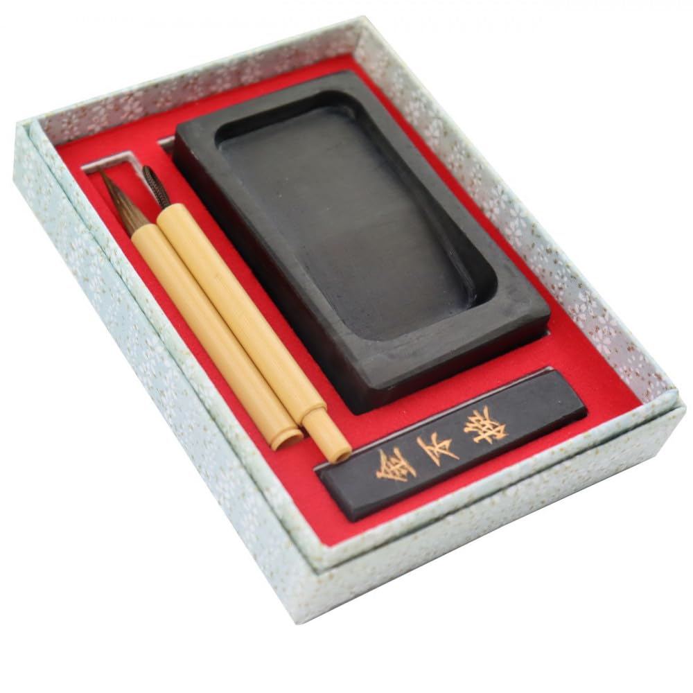 Kuretake Small Box with Sky Blue Cherry Blossom Design, KB790-927