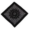 Trifong Bandana Black Paisley Unisex 100% Cotton 55cm X 55cm KC-E