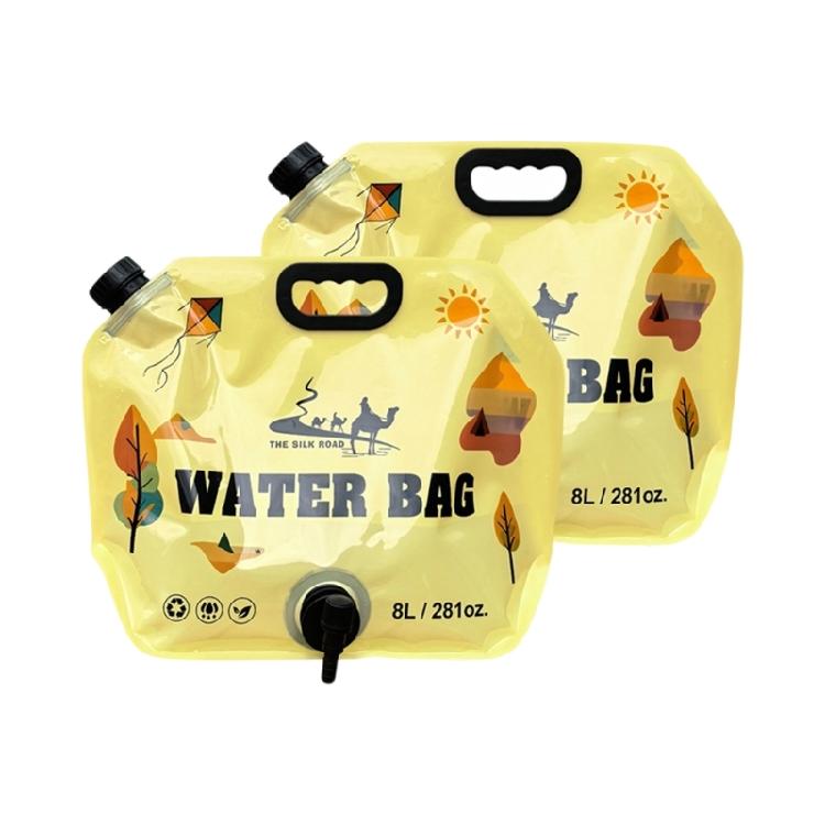 Portable Water Storage Bladder Bag For Outdoor Sports Folding Water Bag Foldable Drinking Water Carriers Container