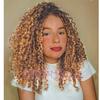 Beautiful Long Curly Hair Full Wigs Soft Synthetic Wig for Women