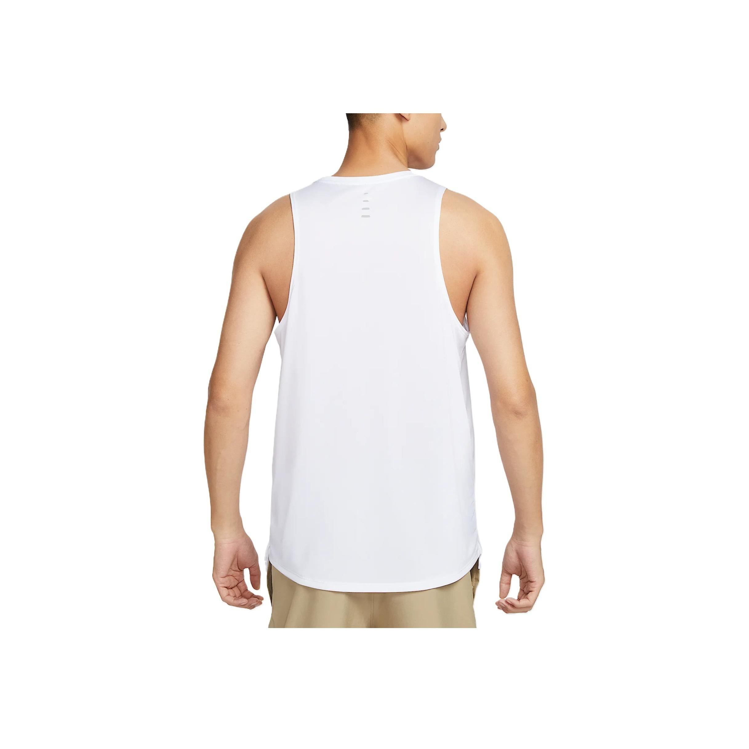 

Nike Dri-FIT ADV Stride Стильная Минималистичная Трендовая Однотонная Майка Мужские Топы Белый HV5211-100 XXL