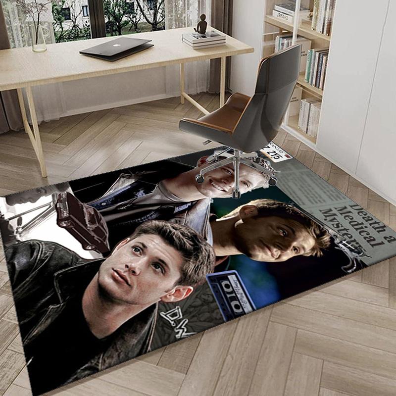 Super-natural Darkness Deliverance Carpet, Chair Rug,Rug for Office Bedroom Living Rooms, Doormat Decor Fan Gift Christmas Gift