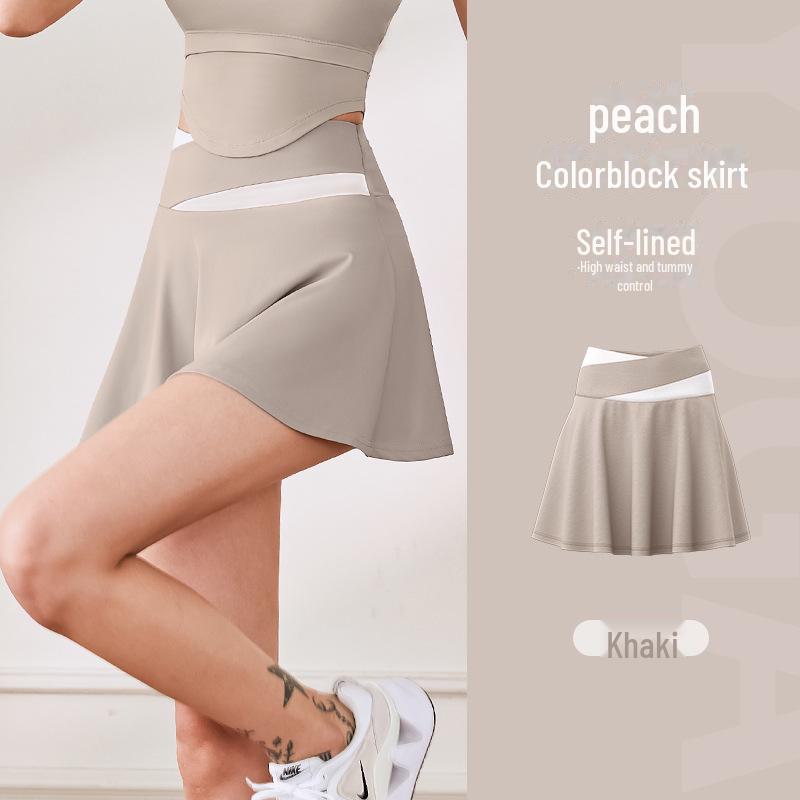 

Женский костюм для йоги и бега телесного цвета - летняя спортивная одежда, защищающая от воздействия внешней среды XXL