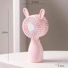 2025 New Hot-Selling Student Cartoon Handheld USB Fan with Large Lithium Battery and Lanyard
