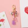 Cute Unisex Acrylic Women Candy Bag Pendant Key Ring Keyholder Bear Key Chain Fashion Accessories