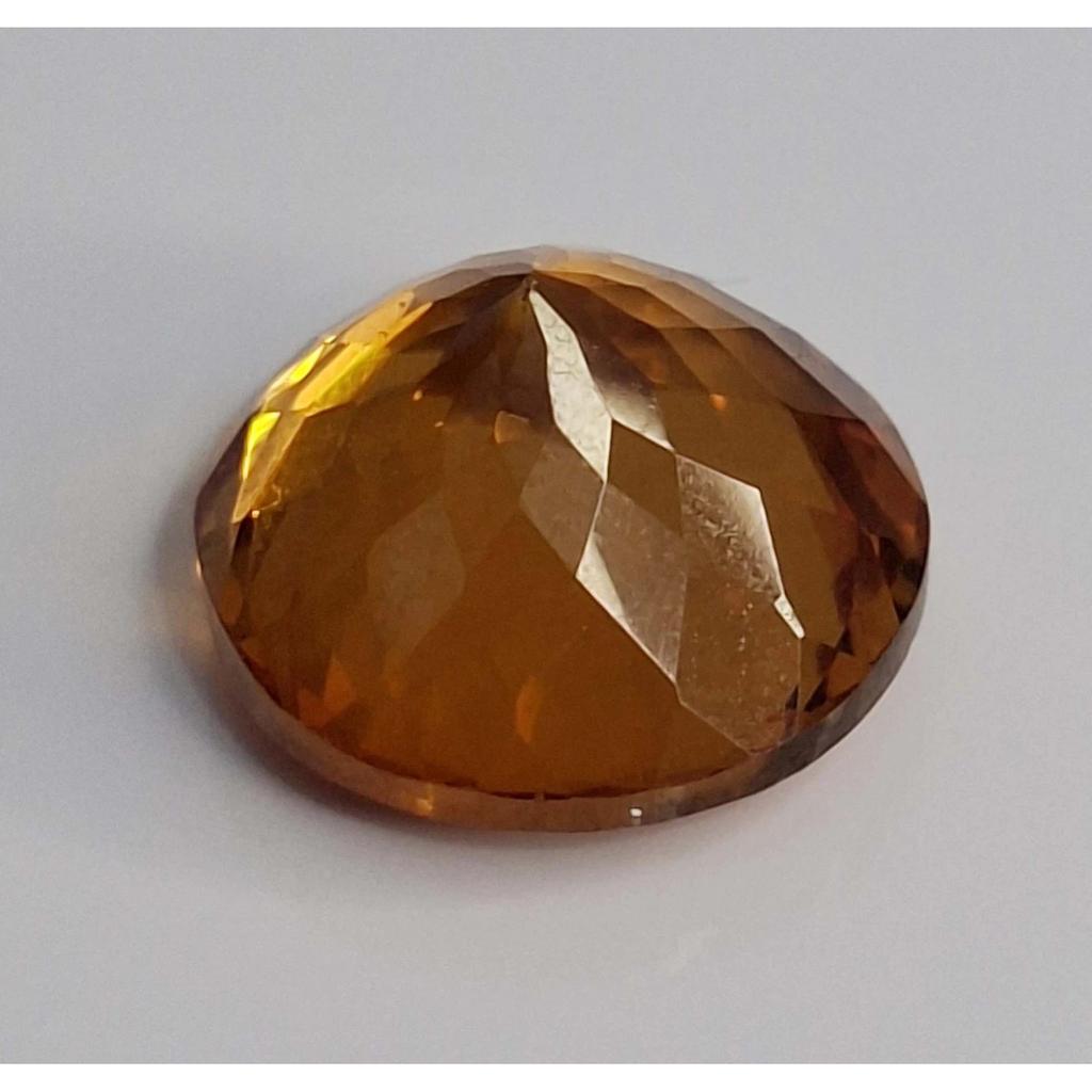 Fabulous Citrine Orangish Brown Natural Round Cut 8-10 Ct Certified Gemstone