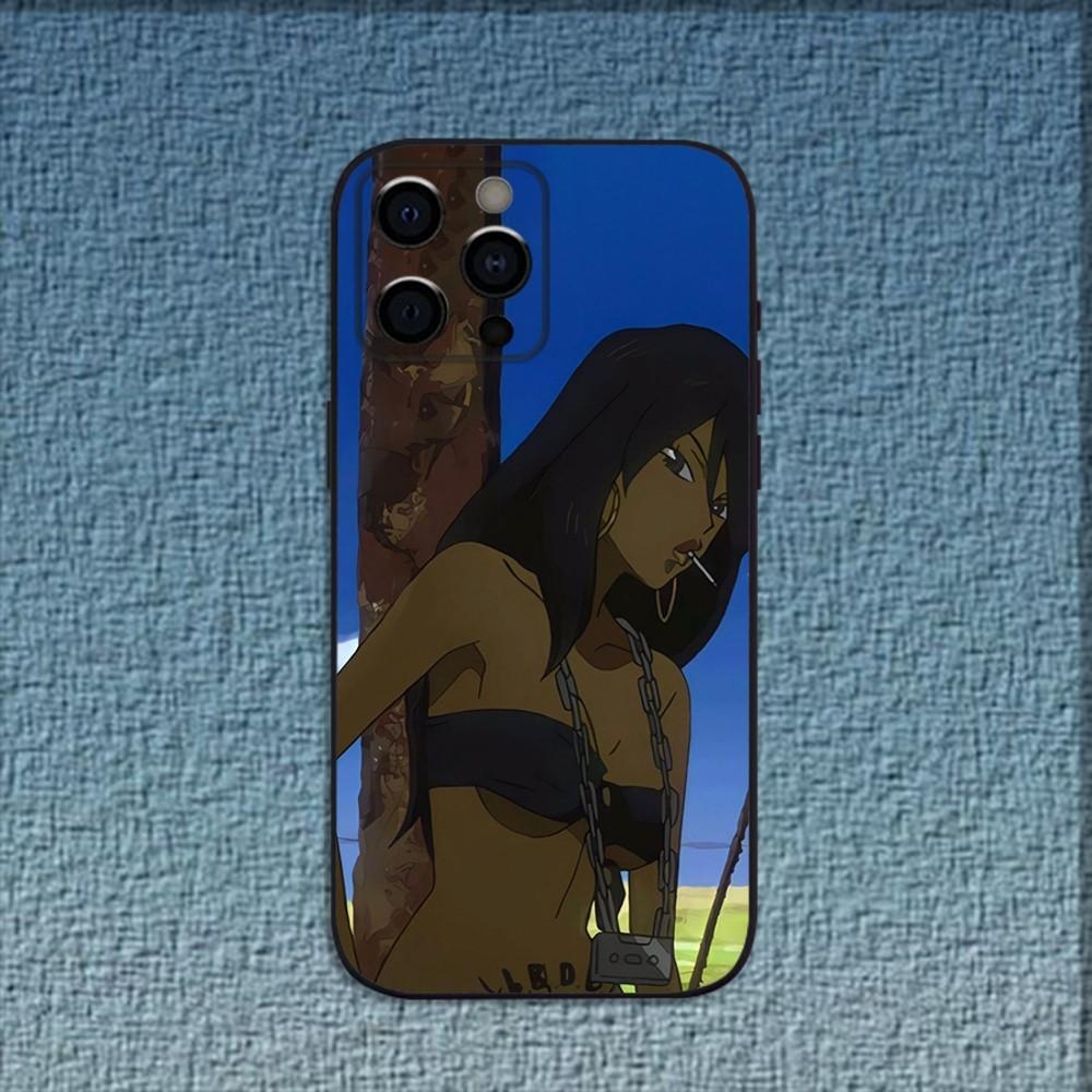 

Michiko To Hatchin Michiko Malandro Phone Case For iPhone 16,15,14,13,12,11,Pro,X,XS,Max,XR,Plus,Mini Soft Black Cover iPhone12