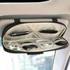 Da By Car Sun Visor Organizer, Multi-Pocket Visor Organizer Storage Pouch For Cars, SUVs & Trucks With Double Zippers, Elastic Bands & Glasses Clip -