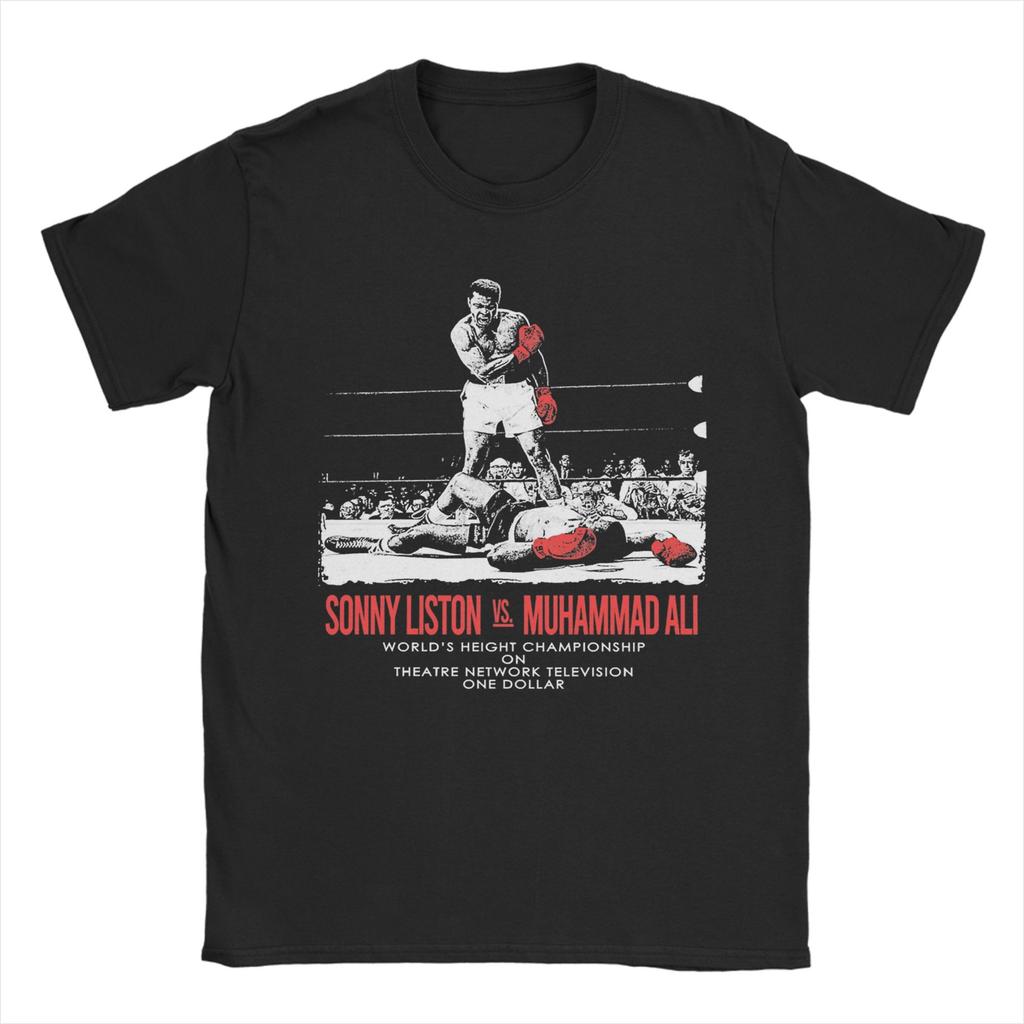 Muhammad Ali Baumwoll-T-Shirt Für Unisex Sommer Ästhetische T-Shirts O-Ausschnitt Freizeit-T-Shirt Oversized Dropshipping Oberteile