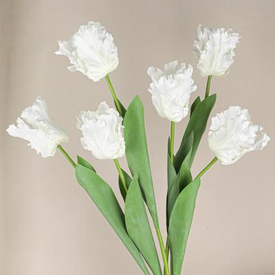 Luxury 3D Parrot Tulip Branch 1PC Real Touch Artificial Flowers for Wedding Fake Tulips Bridal DIY Bouquet Living Room Ornaments