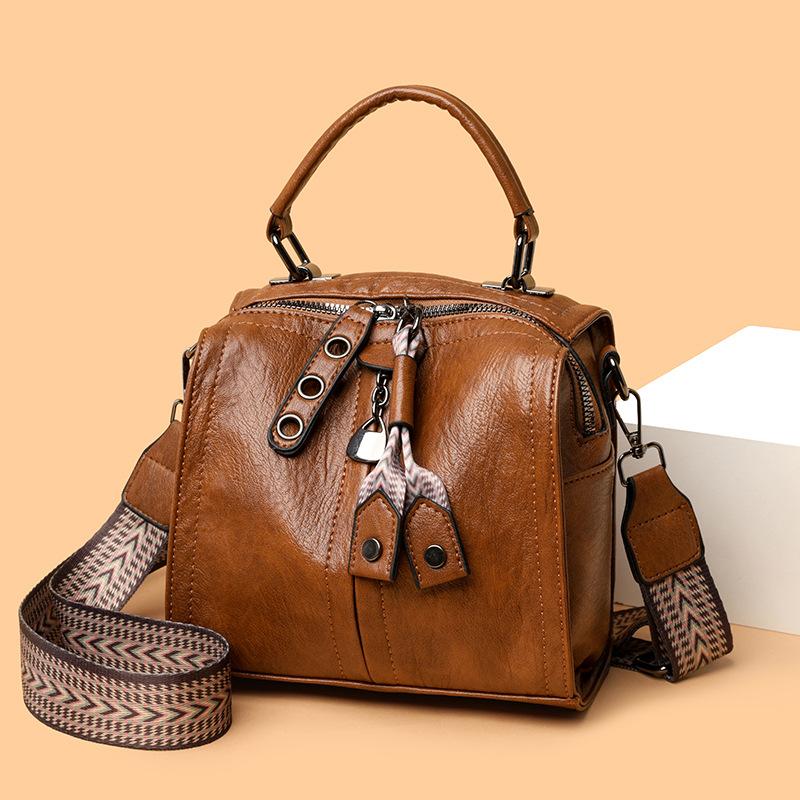 Single Shoulder Crossbody Bag, Women's Bag, Fashionable Soft Leather Handbag, Casual Versatile Pillow Bag