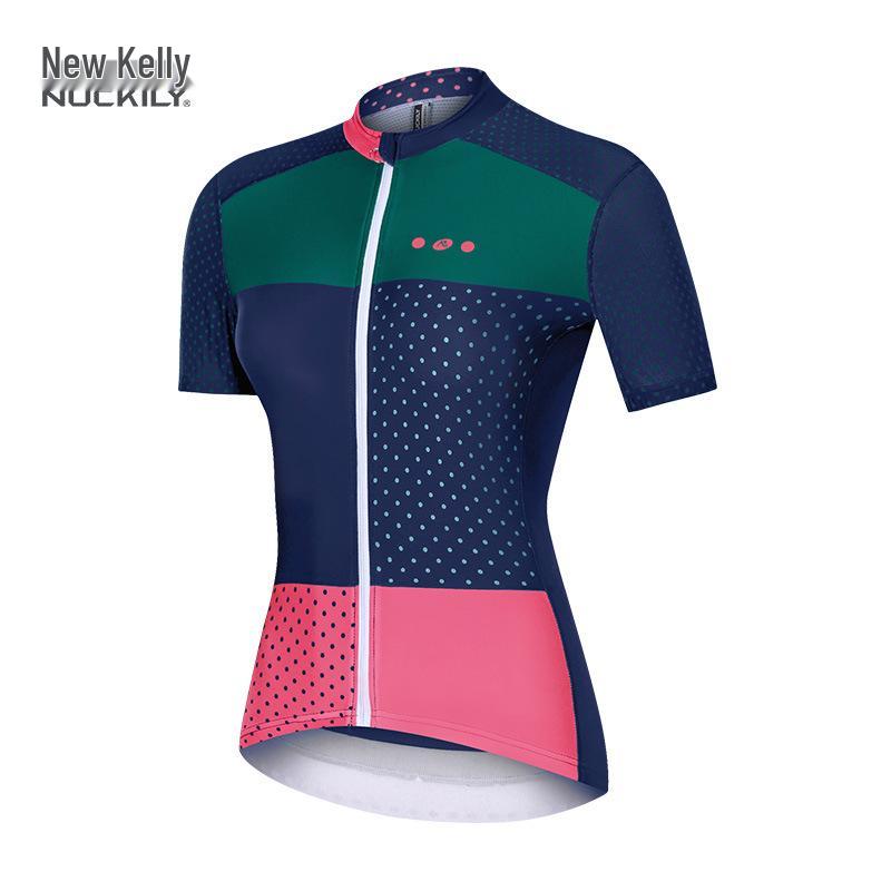 

Nuckily Women s Lightweight Breathable Cycling Jersey - Sun Protection Short Sleeve with Matching Shorts for Summer. Medium
