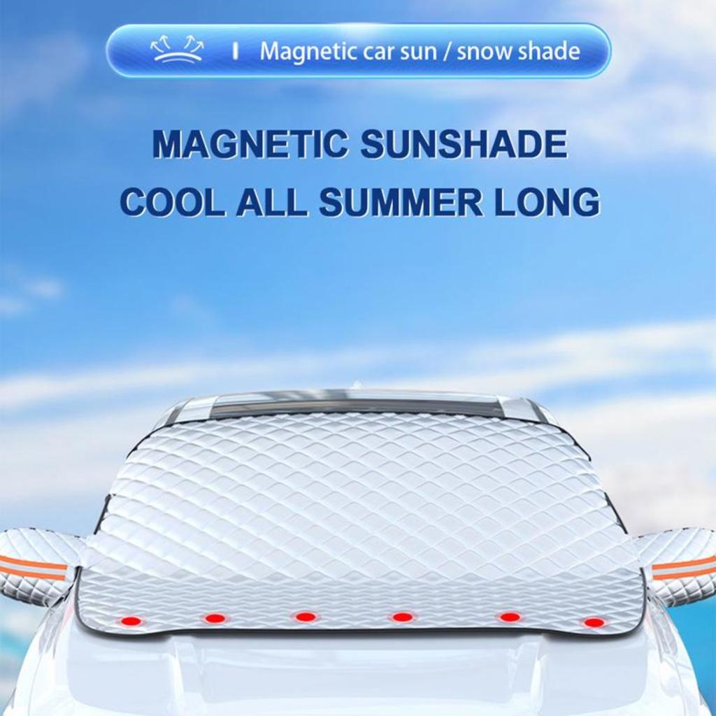 Car Front Windshield Cover Auto Sunshade Snow Ice Protection Cover Winter Summer Windshield Shield
