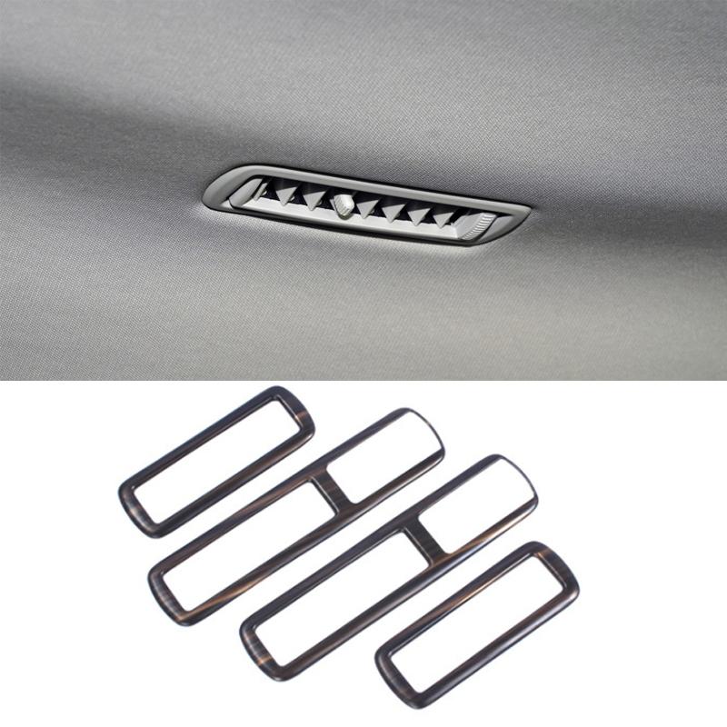 For Toyota Highlander Kluger  2022 Car Interior Peach Wood Decoration Gear Shift Knob Head Cover Trim