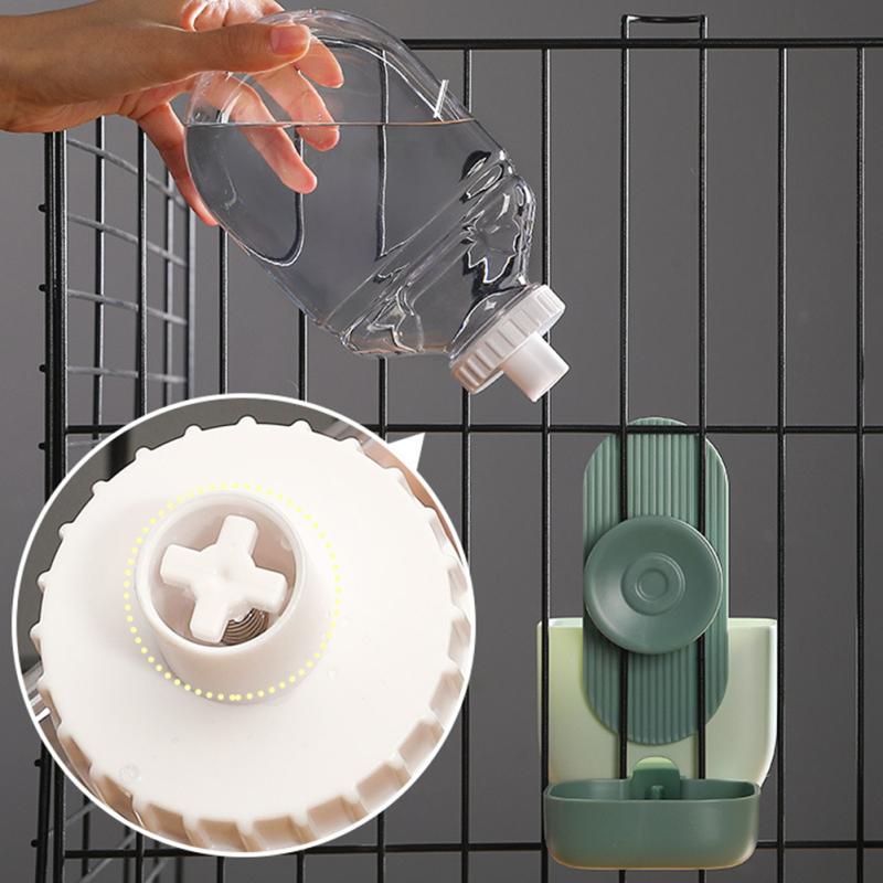 Pet Hanging Water Dispenser Cat Dog Automatic Feeder Water Fountain Pet Food Container Feeding