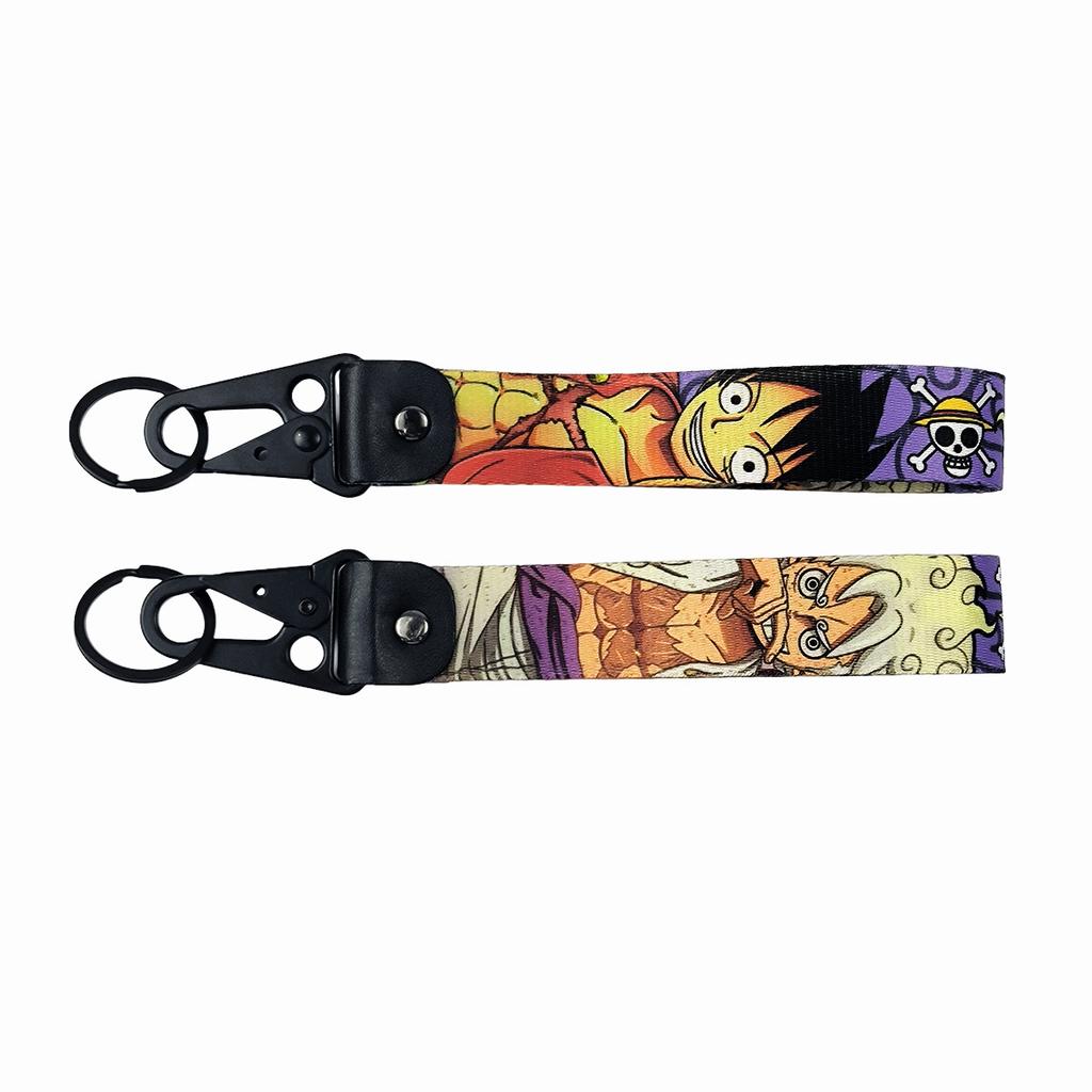 One Piece Cool Eagle Beak Keychain Lanyard Anime Manga Series Badge Holder USB Pendant Portable Key Lanyard Accessories 6