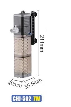 Super 4 In 1 Sunsun Internal Aquarium Filter Pump Fish Tank Multifunction Wave Maker Water Circulation Air Pump Filter CHJ-502