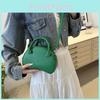 Fashionable Apple Handbag For Women 2024 Summer Stylish Pu Leather Crossbody Bag