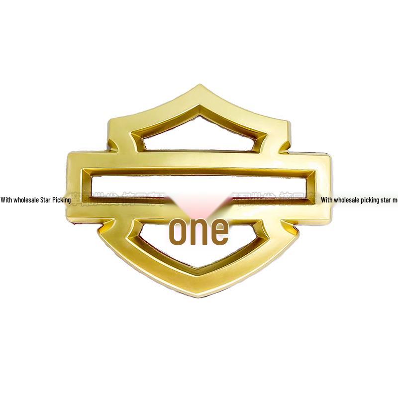 Harley Tankaufkleber: Glide CVO & Softail Metallschilde