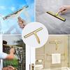 Stainless Steel & Zinc Alloy Window Squeegee – Glass Brush & Shower Scraper