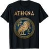 Athena Athénská Sova Symbol řecké bohyně Athény Tričko