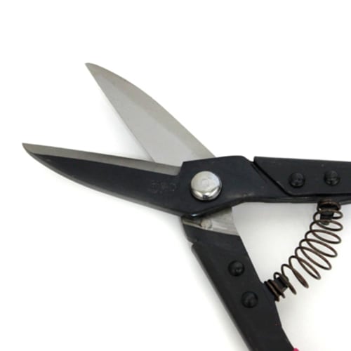 SK11 Easy-Cut Metal Scissors, Straight Blade, 250mm, SR-250S, with Spring