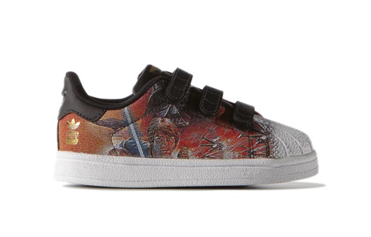Star Wars x Adidas Originals SUPERSTAR Comfortable Breathable Low top Toddler Shoes Infant And Toddler B24727
