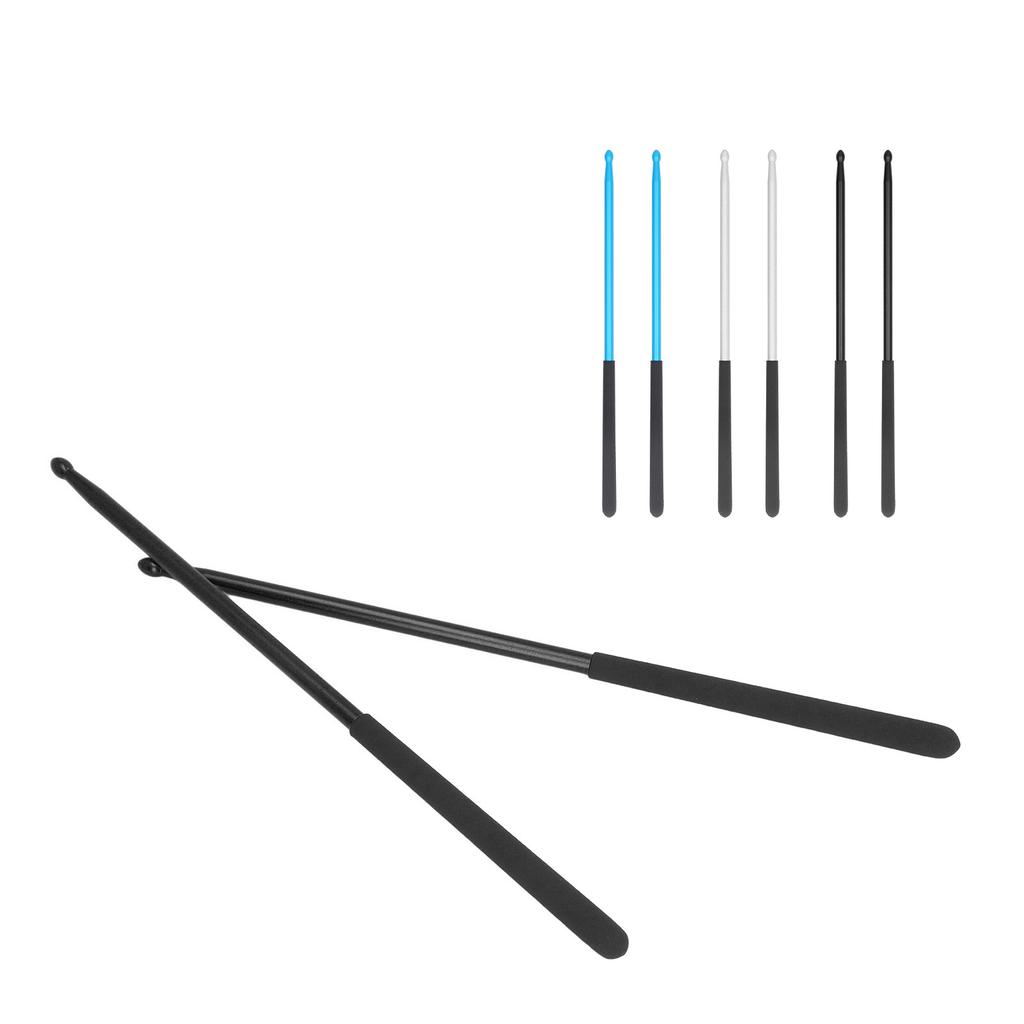 1 Paar Professionelle Drumsticks Solide Kraftverstärkung Rutschfester Griff Aluminiumlegierung 5A Drumsticks