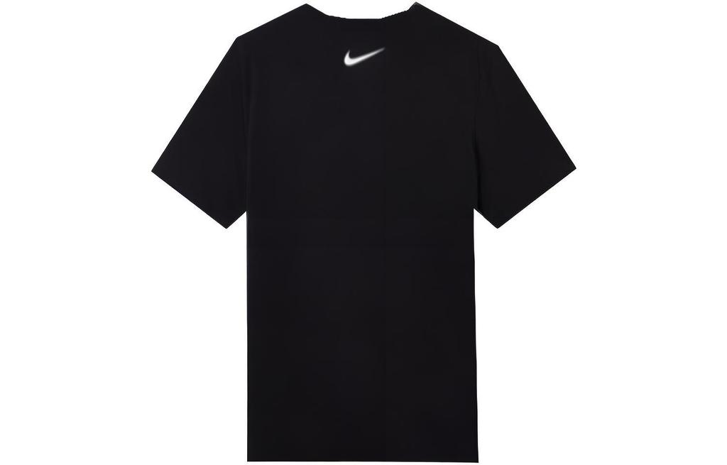 Nike T Shirts Men's Black Crew Neck Moderate Straight Fit DV3188-010