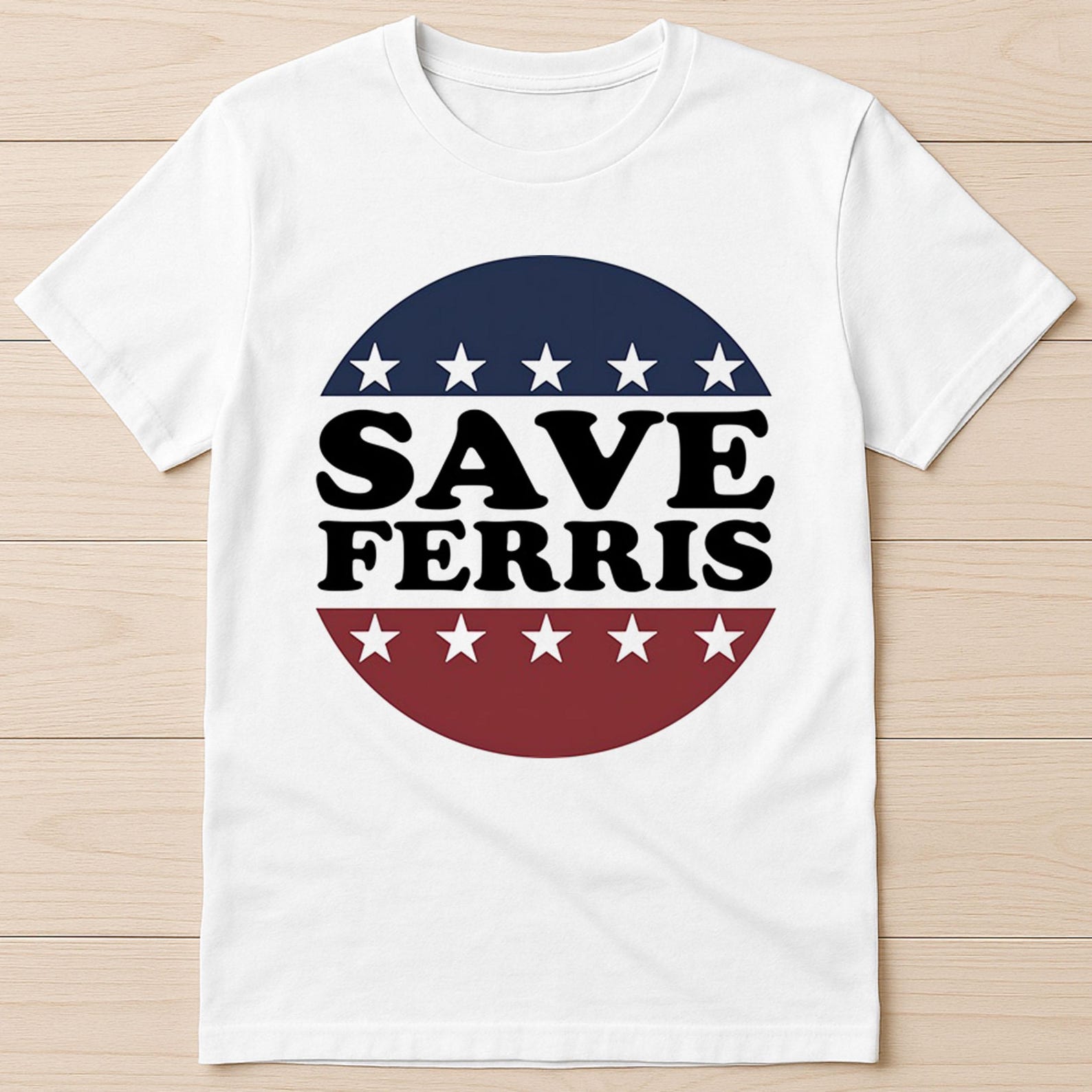 Ferris Bueller Day Off Save Ferris 80s Best Seller Funny Gift Tee T-Shirt 2972 4XL