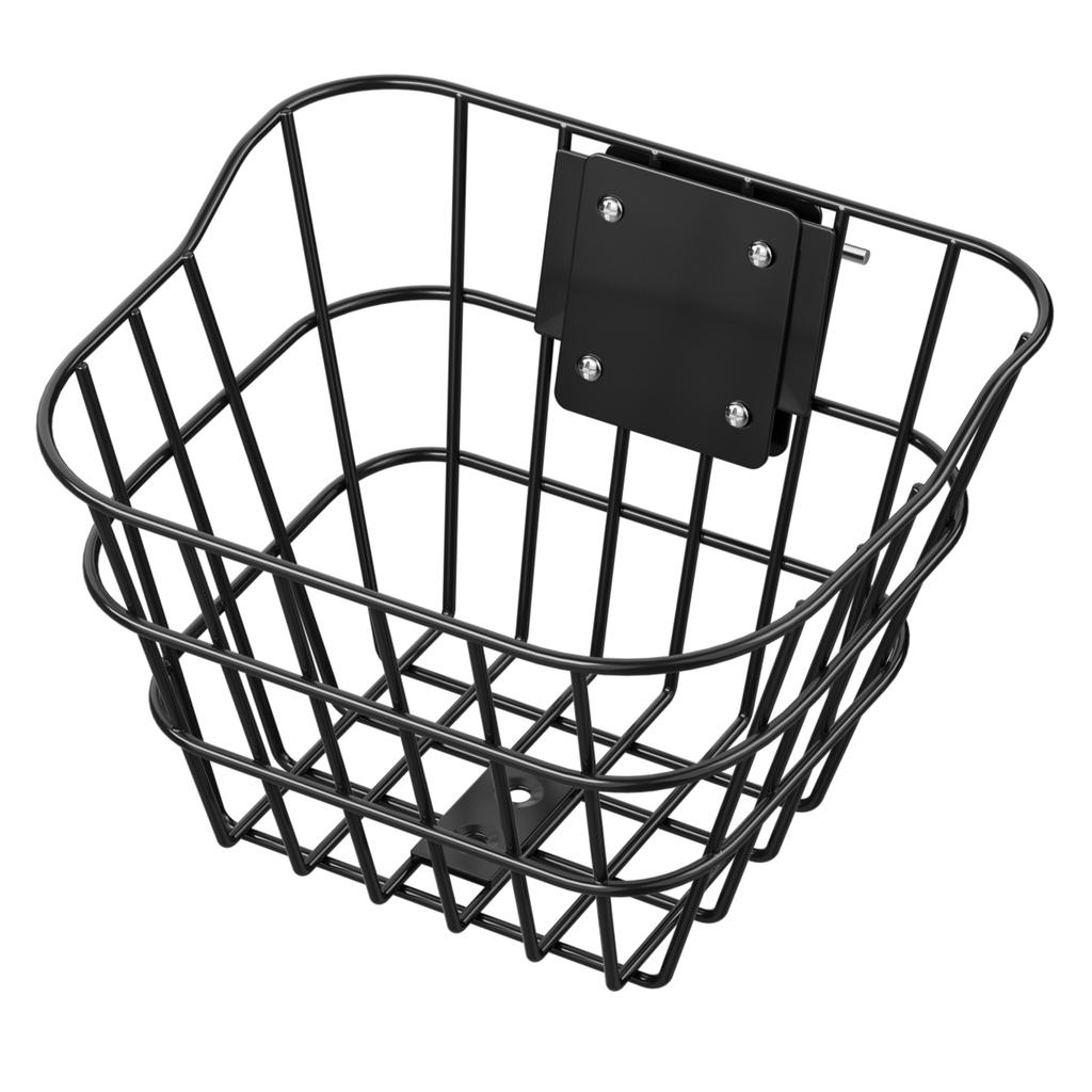 SucceBuy Front Bike Basket Electric Scooter Basket with Fixed Bracket - Max Bearing 20 lbs Kids Bike Basket/Adult Bicycle Basket
