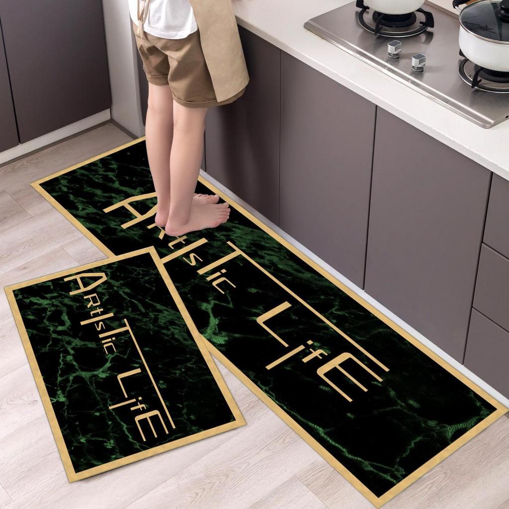 Fashion Simple Nordic Style Kitchen Mat  Carpet House Hold Carpet Modern Home Decor